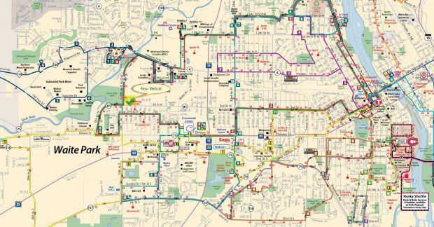 St. Cloud Metro Bus Map