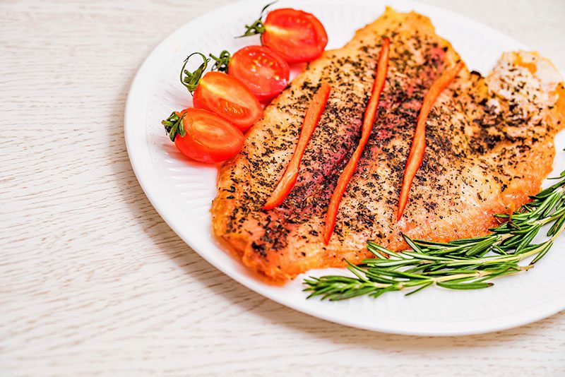 broiled fish dinner recipe